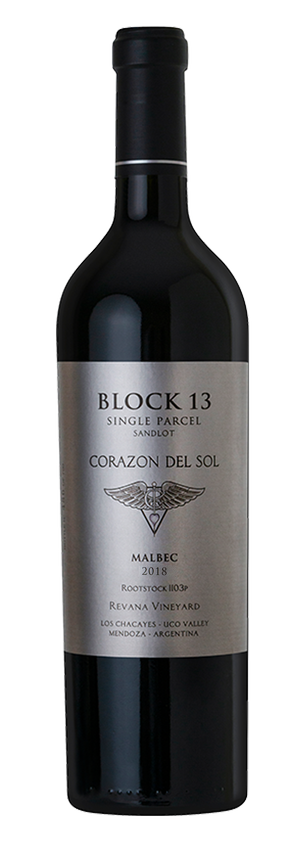 2018 Corazón del Sol Single Parcel Malbec - Block 13